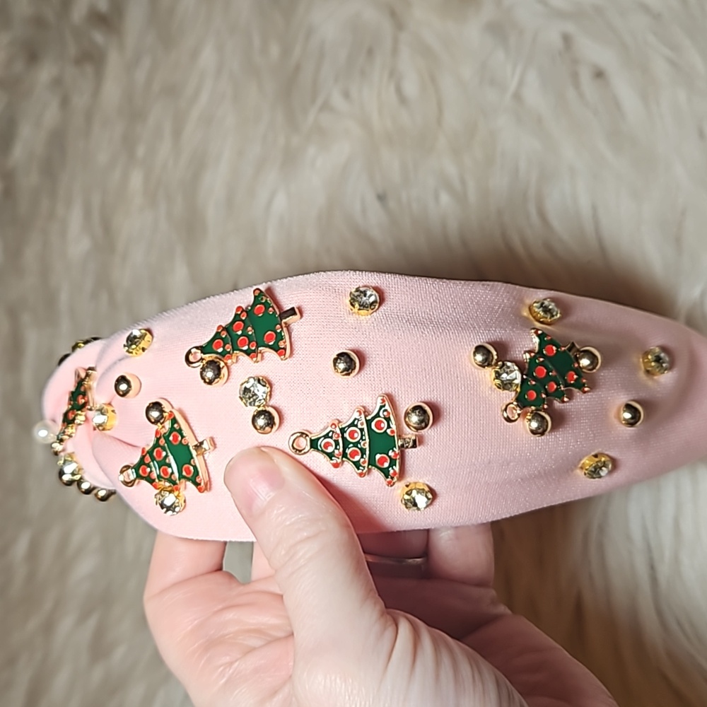Holiday Cheer Headband | Pink Frost Edition - Picture 3 of 7